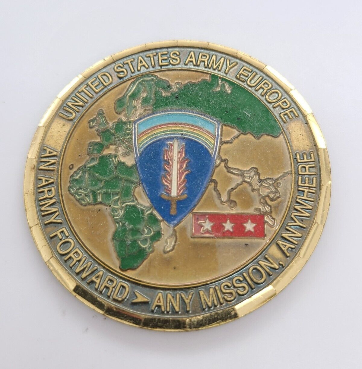 USAREUR US Army Europe By Deputy Commanding General Challenge Coin 2\