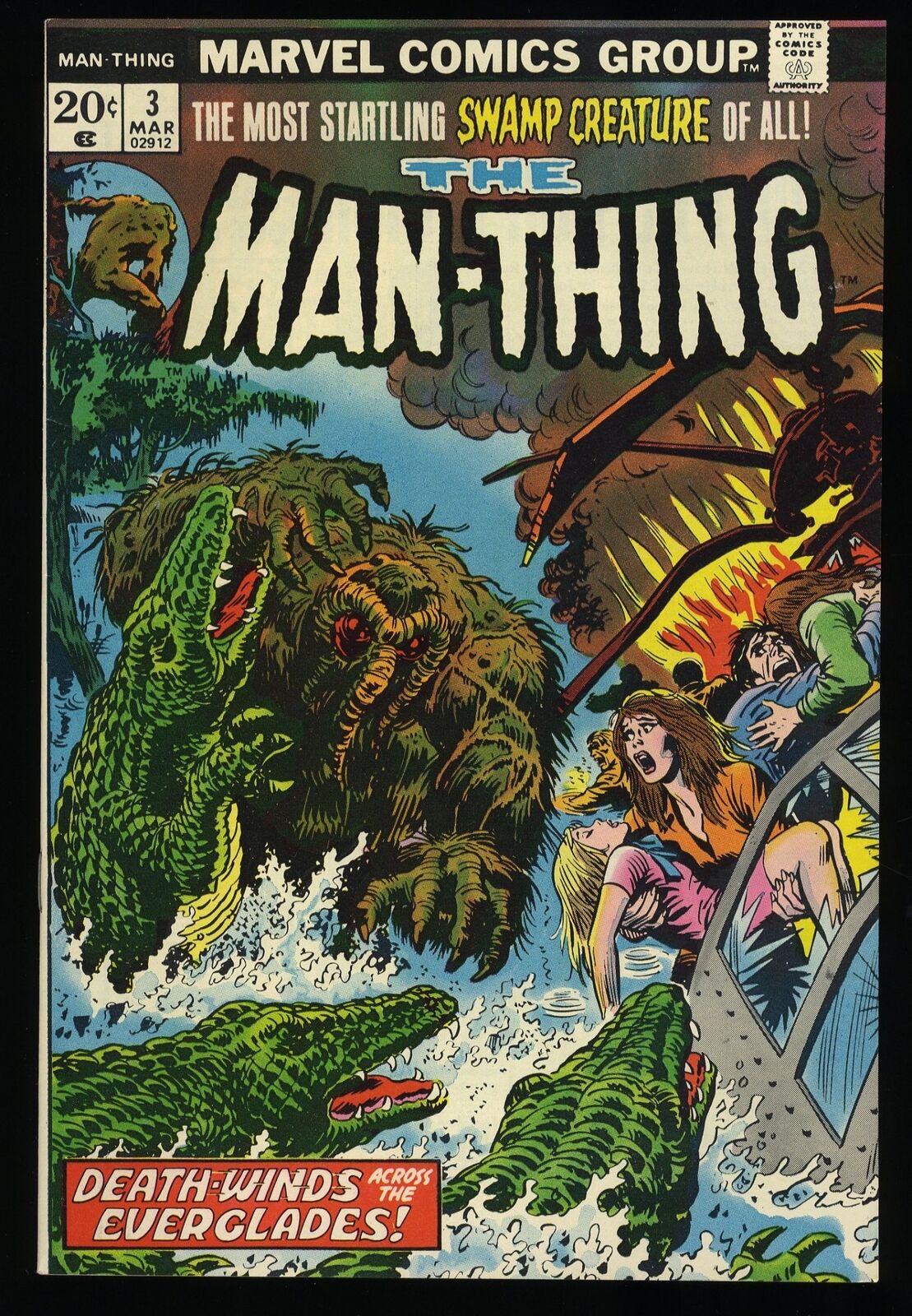 Man-Thing #3 NM 9.4 1st Appearance Foolkiller Marvel 1974