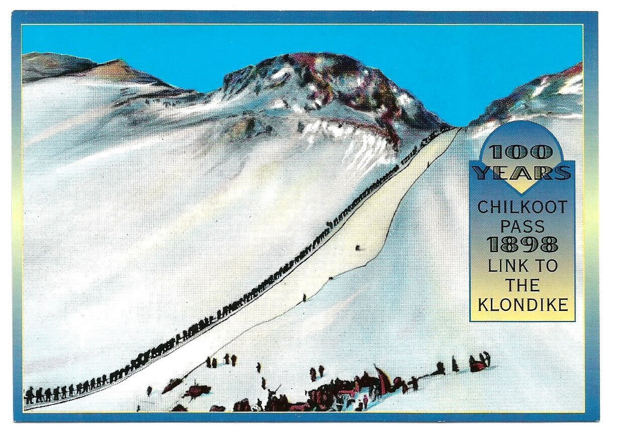 Dyea Alaska AK Postcard Chilkoot Pass