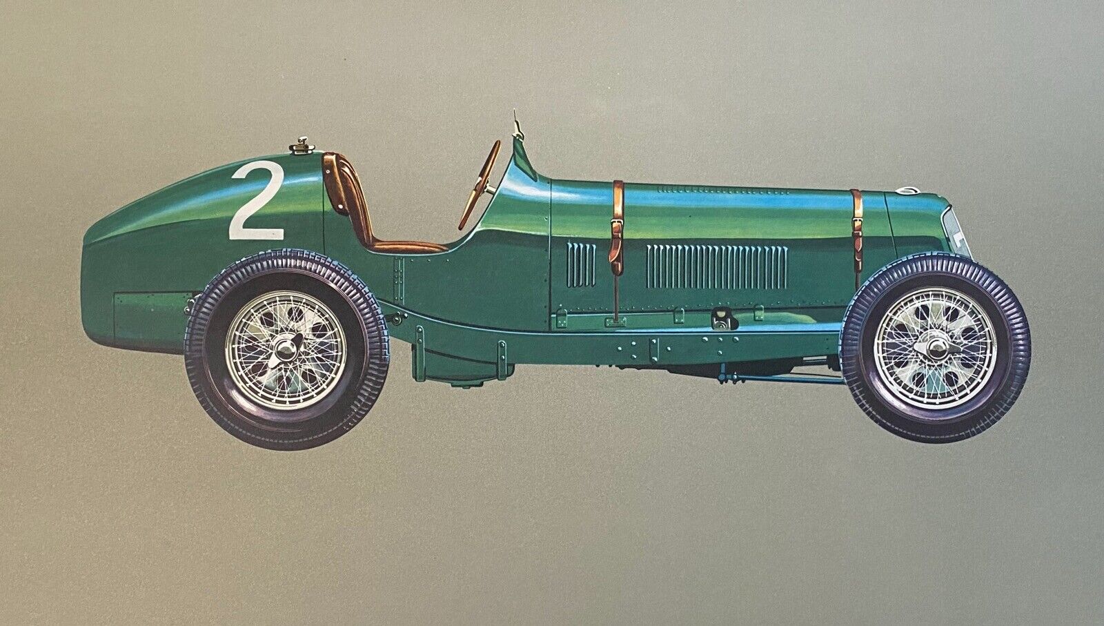 1935 E.R.A. 1.5 LITRE Grand Prix Racing Car 10x16