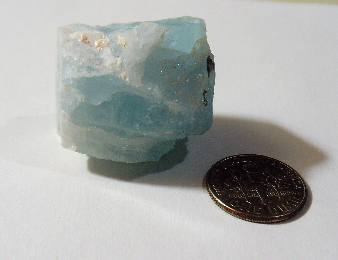 139 carat Natural termination Aquamarine crystal reiki Healer Metaphysical 52279