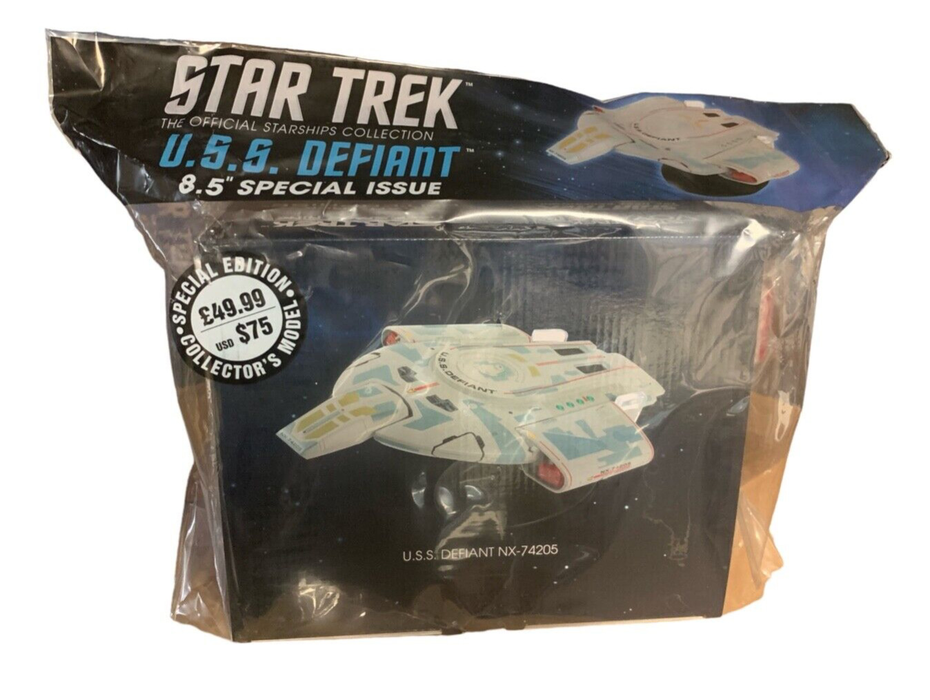 DEFIANT Star Trek Deep Space 9 Eaglemoss XL version brand new in original bag