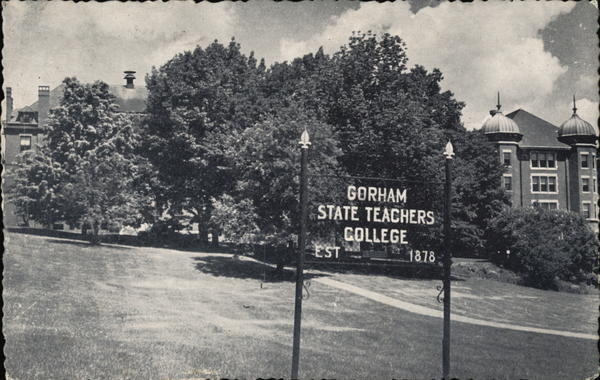 1952 Gorham State Teachers College,ME Cumberland County Maine Chrome Postcard