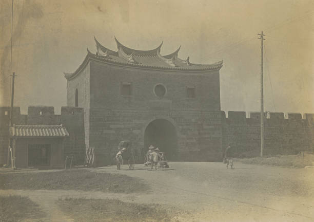 East Gate Of Tainan Taiwan 1906 OLD PHOTO