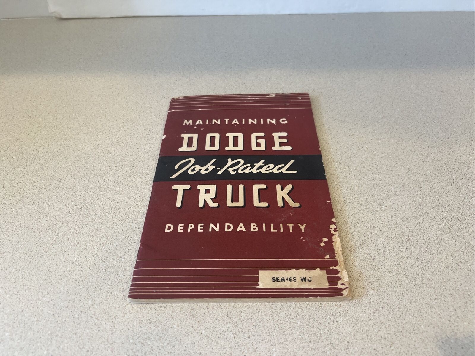 1941 Dodge  Truck Owners Manual WC   Original 1941