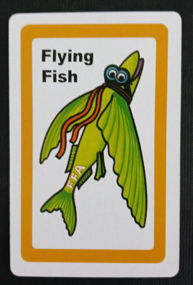 Fish Kids Card Game Flying Fish Card