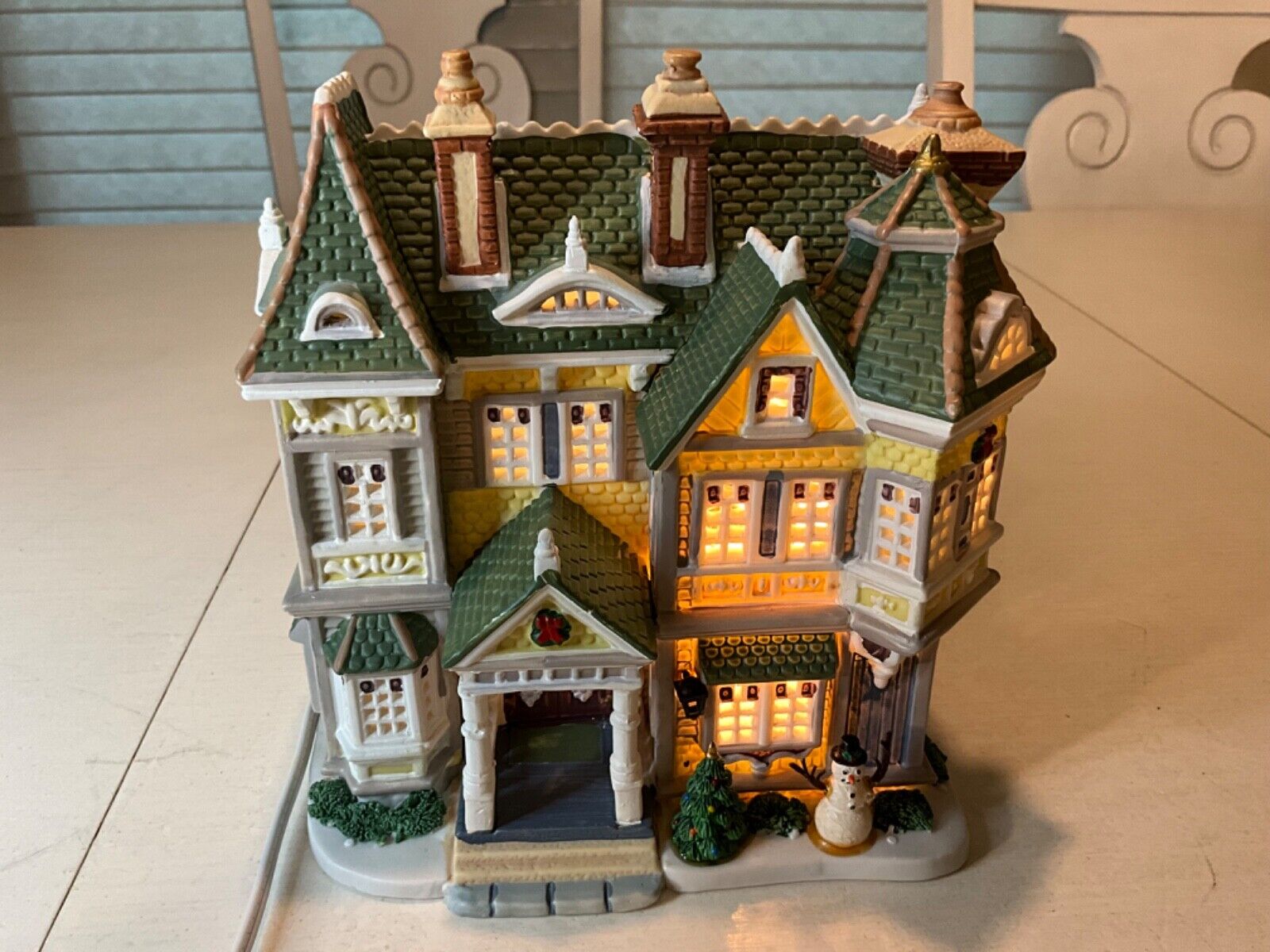 Lemax 2006 Hanford House Light Up Building Christmas RETIRED Holiday Lights Work