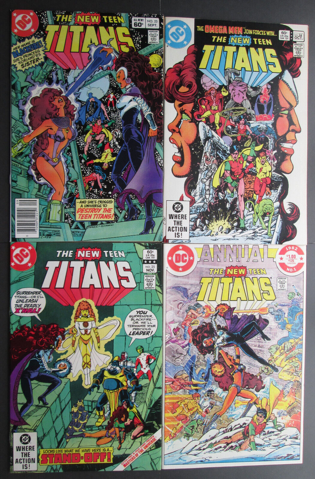 New Teen Titans #23 - 25 / Annual #1 (1980 Series) Starfire Saga