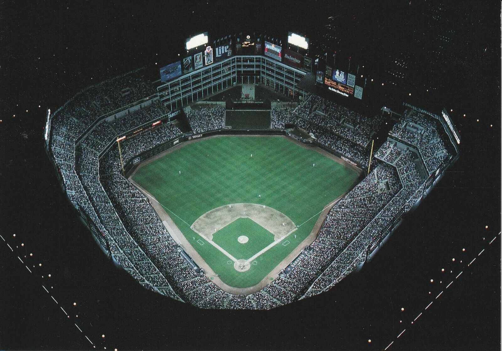 Ultra Scarce Texas Rangers Ballpark in Arlington Baseball Stadium Postcard