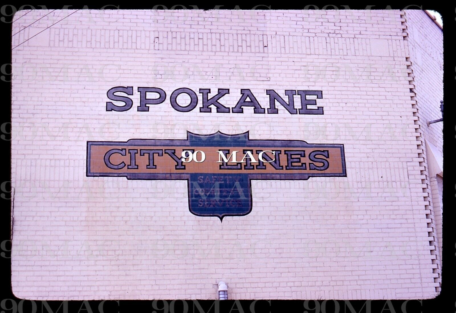 SPOKANE CITY LINES LOGO. Spokane (WA). Original Slide 1973. 