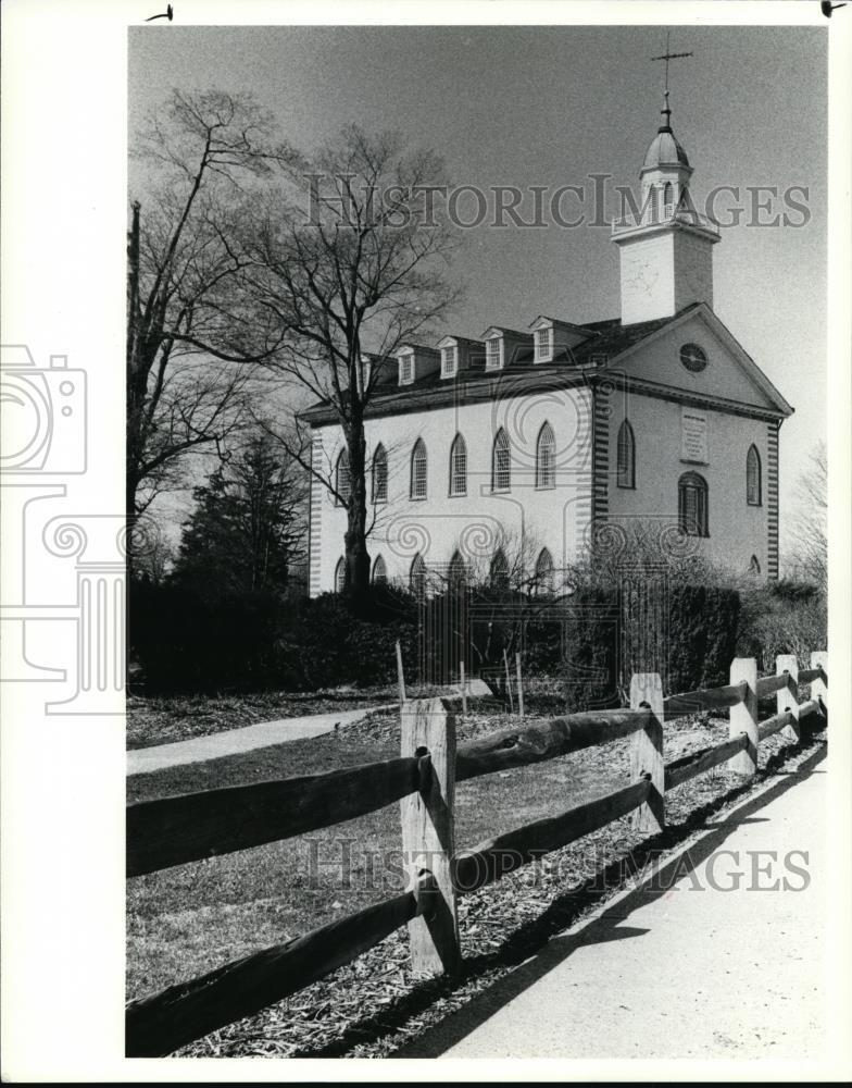 1985 Press Photo Kirtland Temple, Ohio - cvb12147