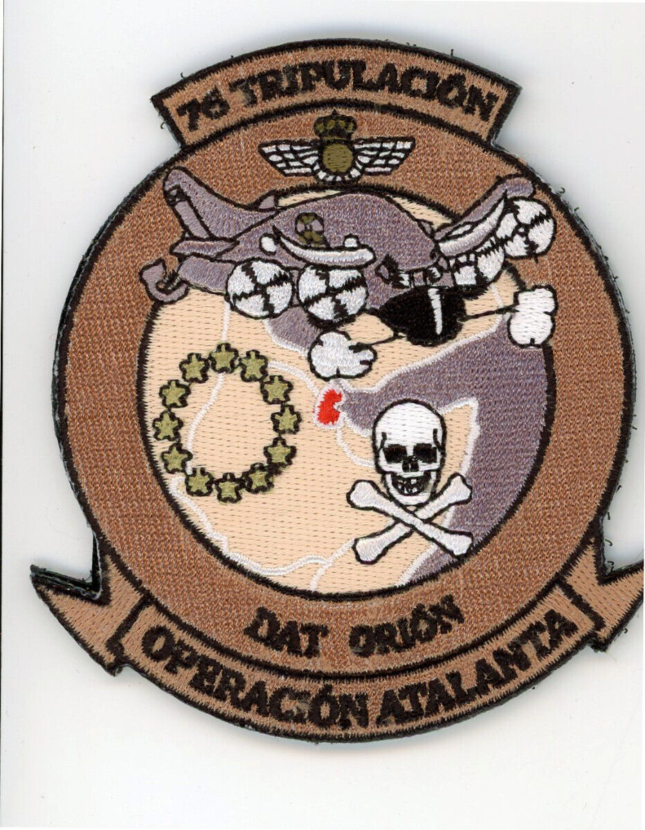 PATCH SPAIN AF MORON AFB 22nd GROUP P-3 ORION OP ATALANTA 76tH CREW DAT ORION