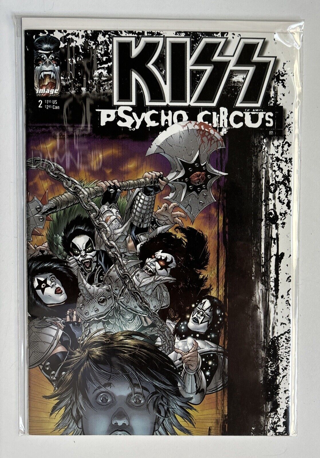Kiss Psycho Circus # 2 NM 1st Print Image Comic Book Gene Simmons