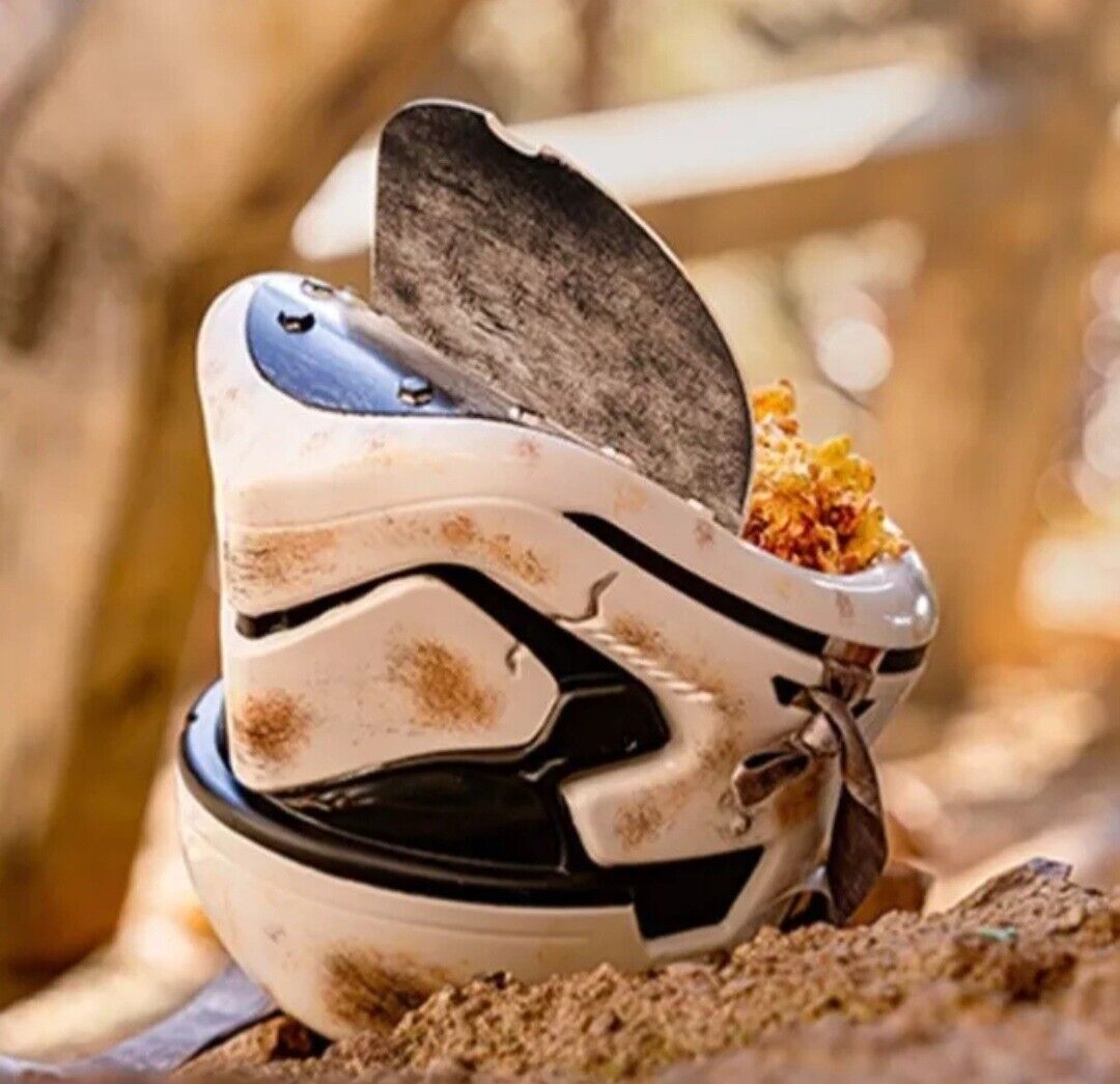 2024 Disney Parks Star Wars Salvaged Stormtrooper Helmet Popcorn Bucket 