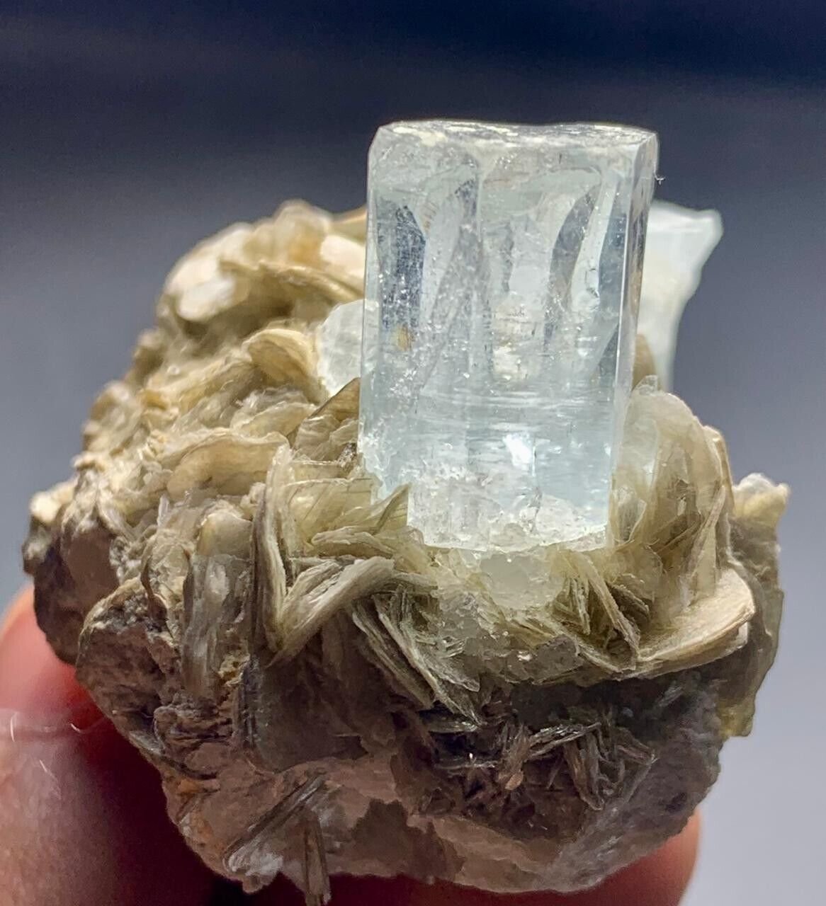 235Carat Aquamarine Crystal Specimen From Pakistan