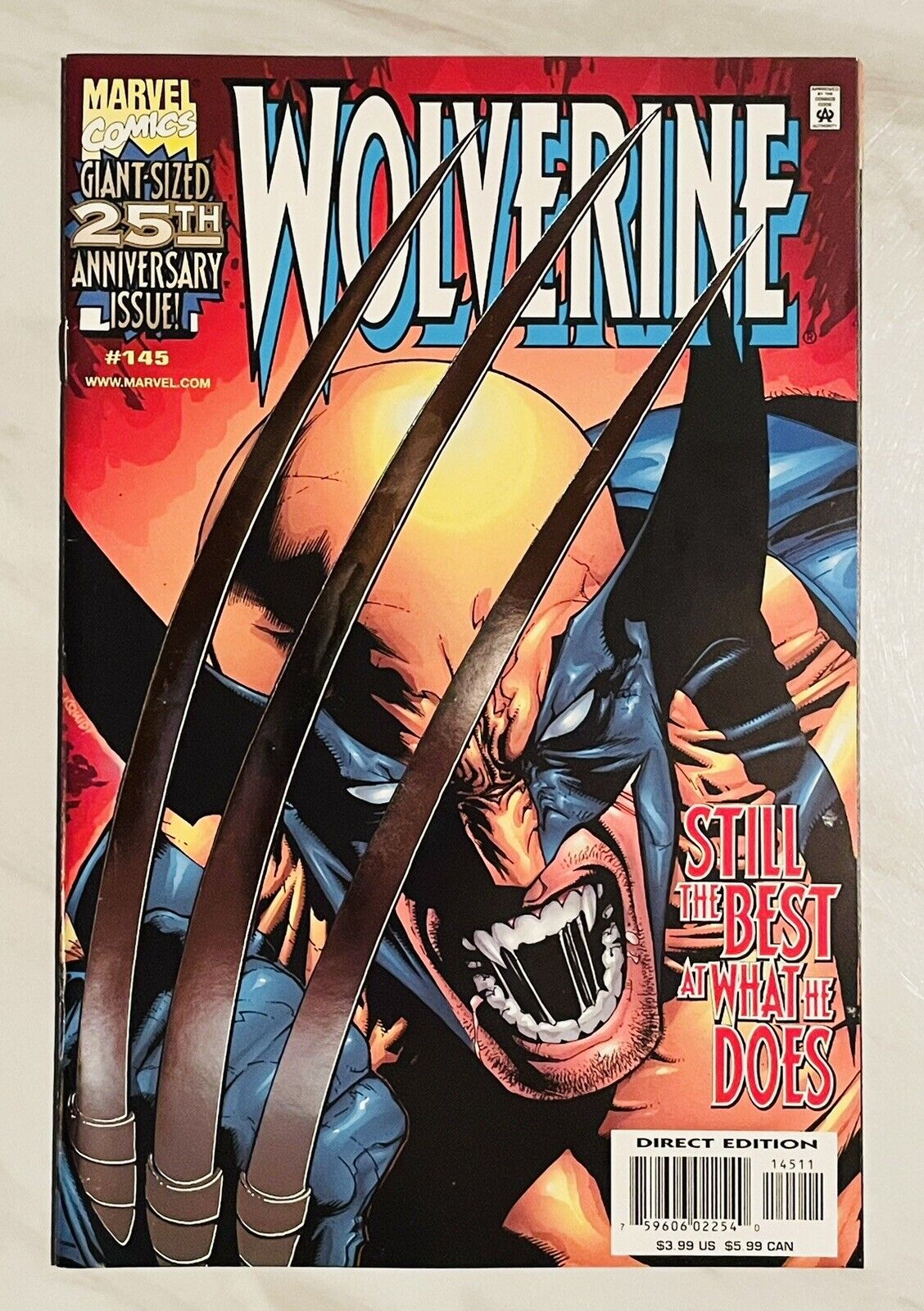 Wolverine #145 (1999) NM - 1st Print - Silver Foil Variant  - Marvel