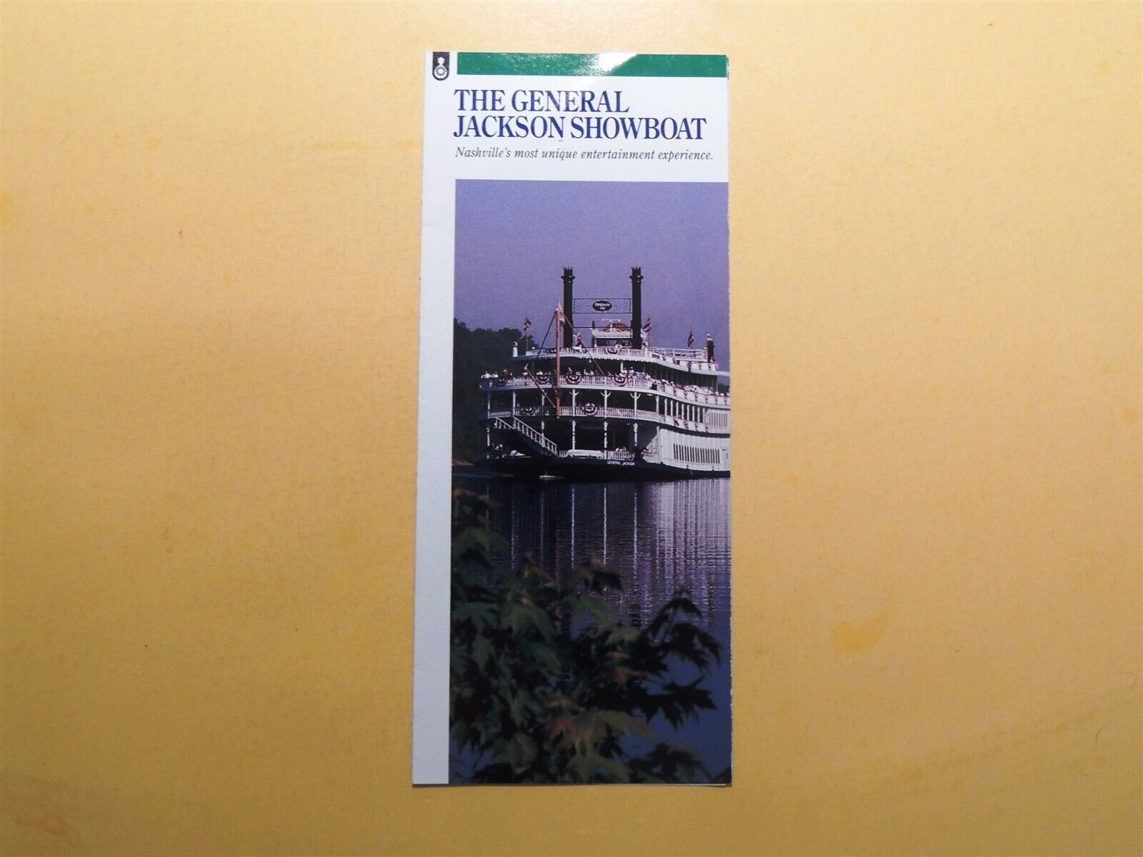 General Jackson Showboat Nashville Tennessee vintage brochure 1993^