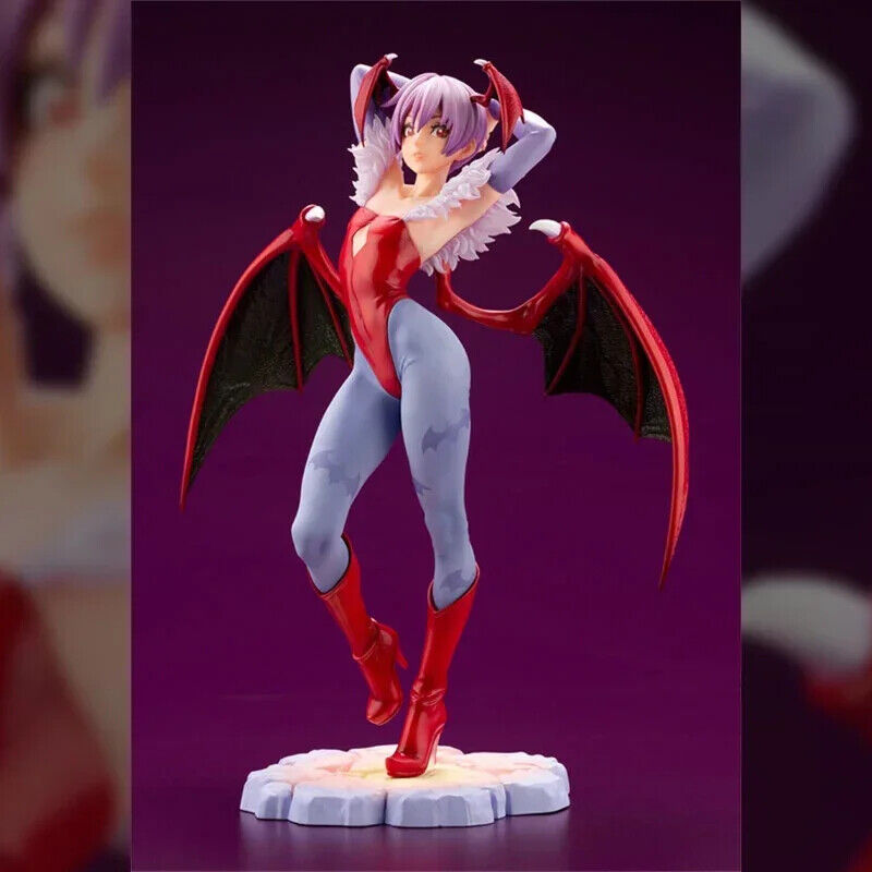 Darkstalkers Morrigan Aensland Anime Figure Lilith Action Figurine Pvc Statue Fe