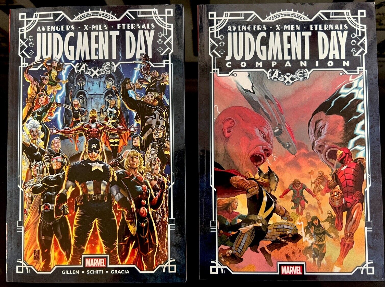 A.X.E. Judgment Day & Companion TPBs Marvel Comics Avengers X-Men Eternals GNs