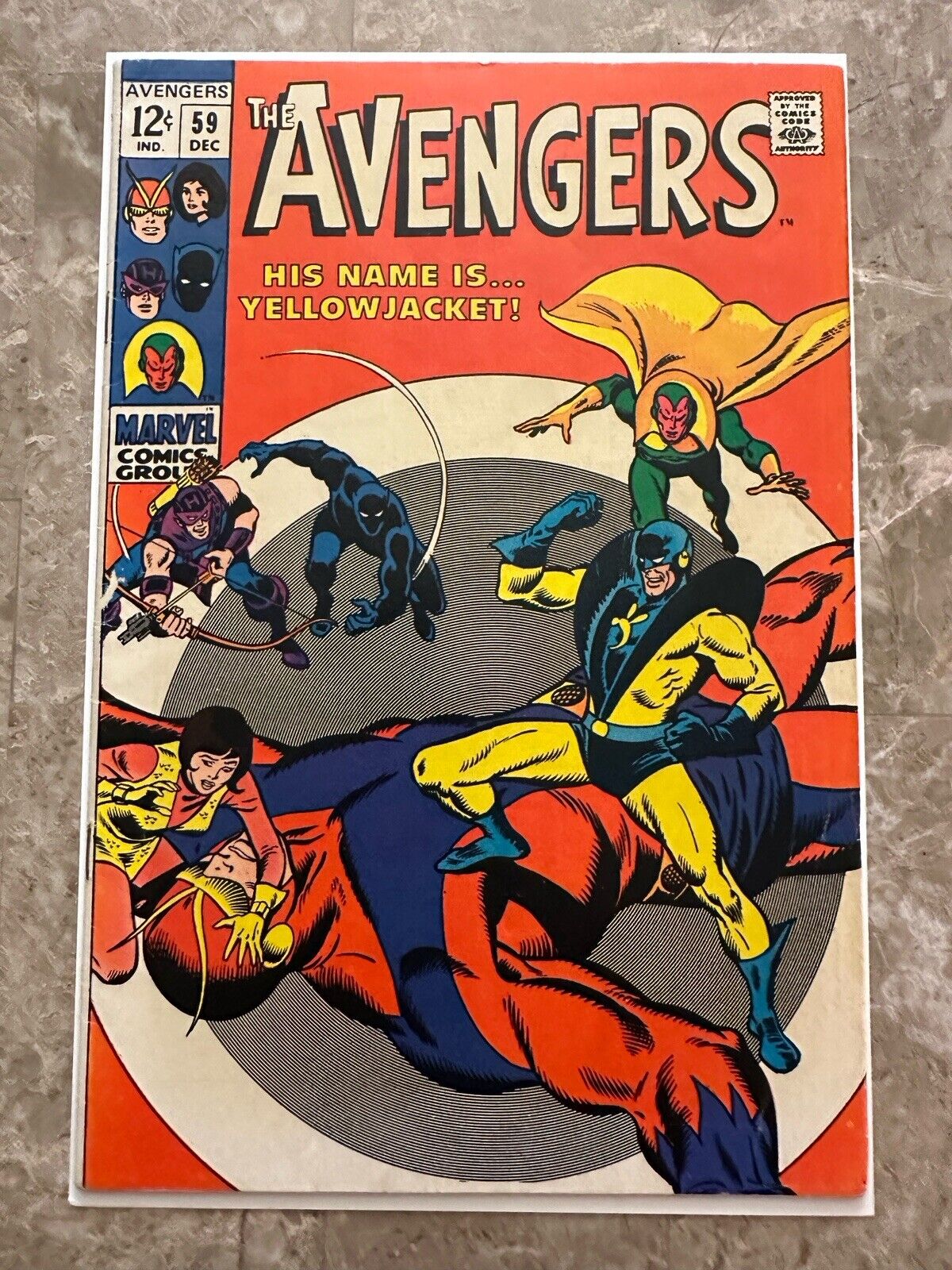 Avengers #59 FN- (Marvel Comics 1968) - Solid copy