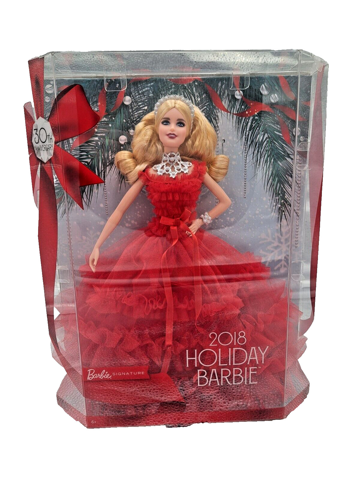 2018 Holiday Barbie Signature Doll 30th Anniversary New Unopened Sealed NRFB