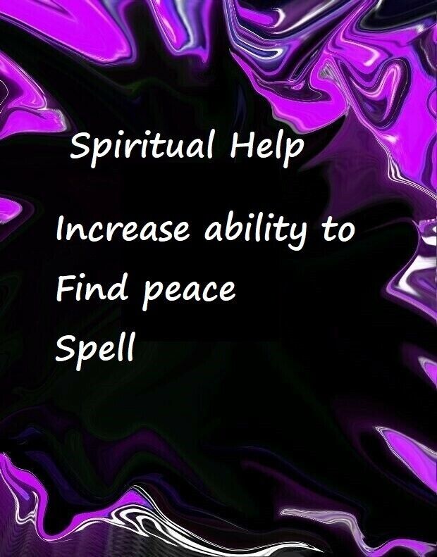 X3 Increase ability to Find peace - Spiritual Help - Pagan Magick Triple Casting