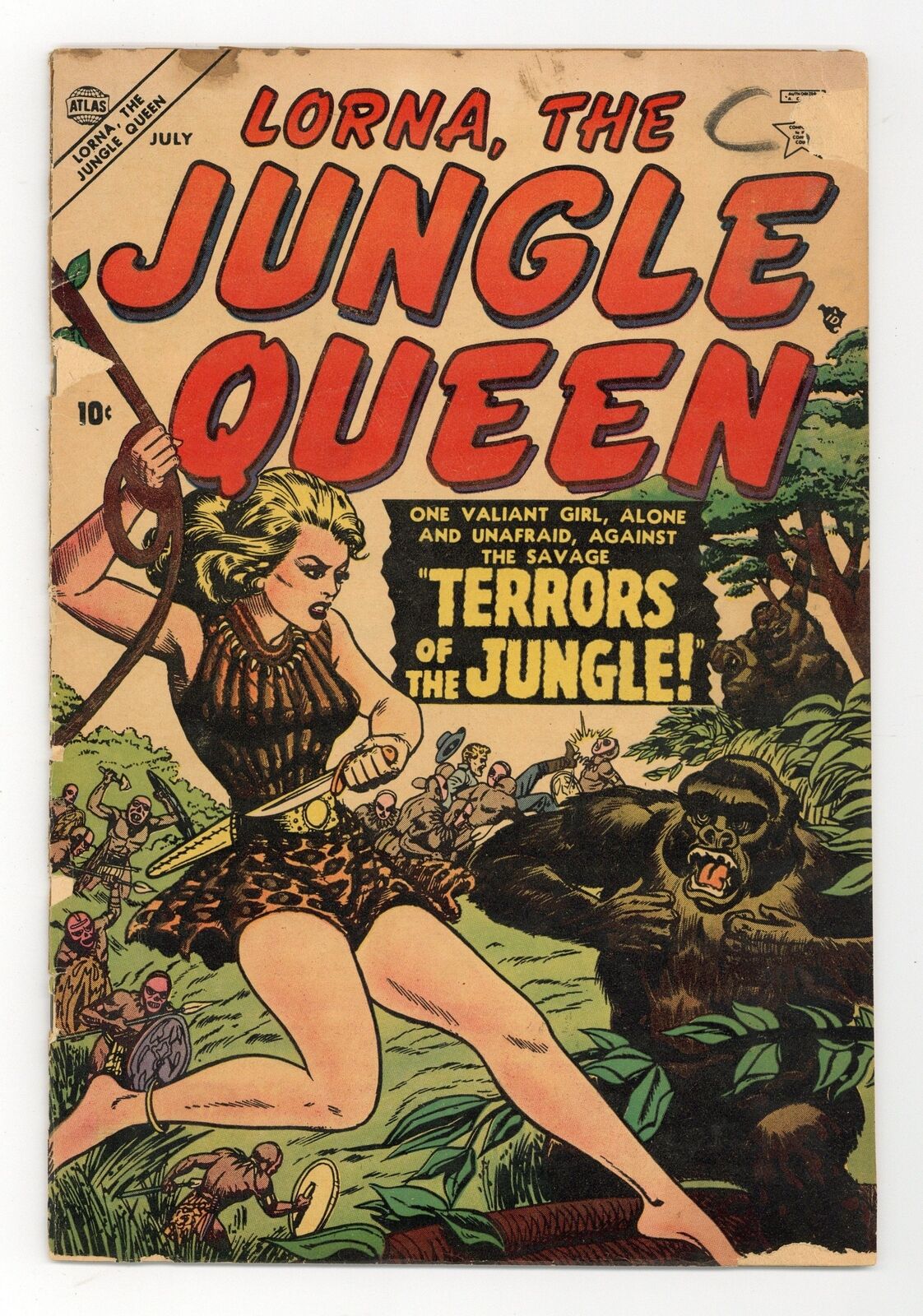 Lorna the Jungle Queen #1 FR 1.0 1953