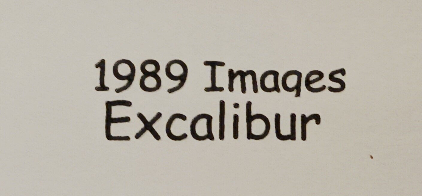 1989 Images card Excalibur 007 Psychic Attack