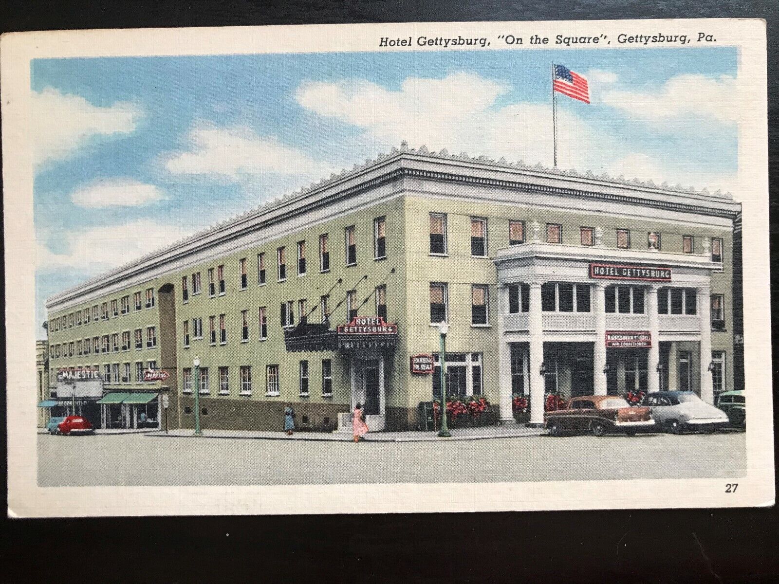 Vintage Postcard 1956 Hotel Gettysburg \