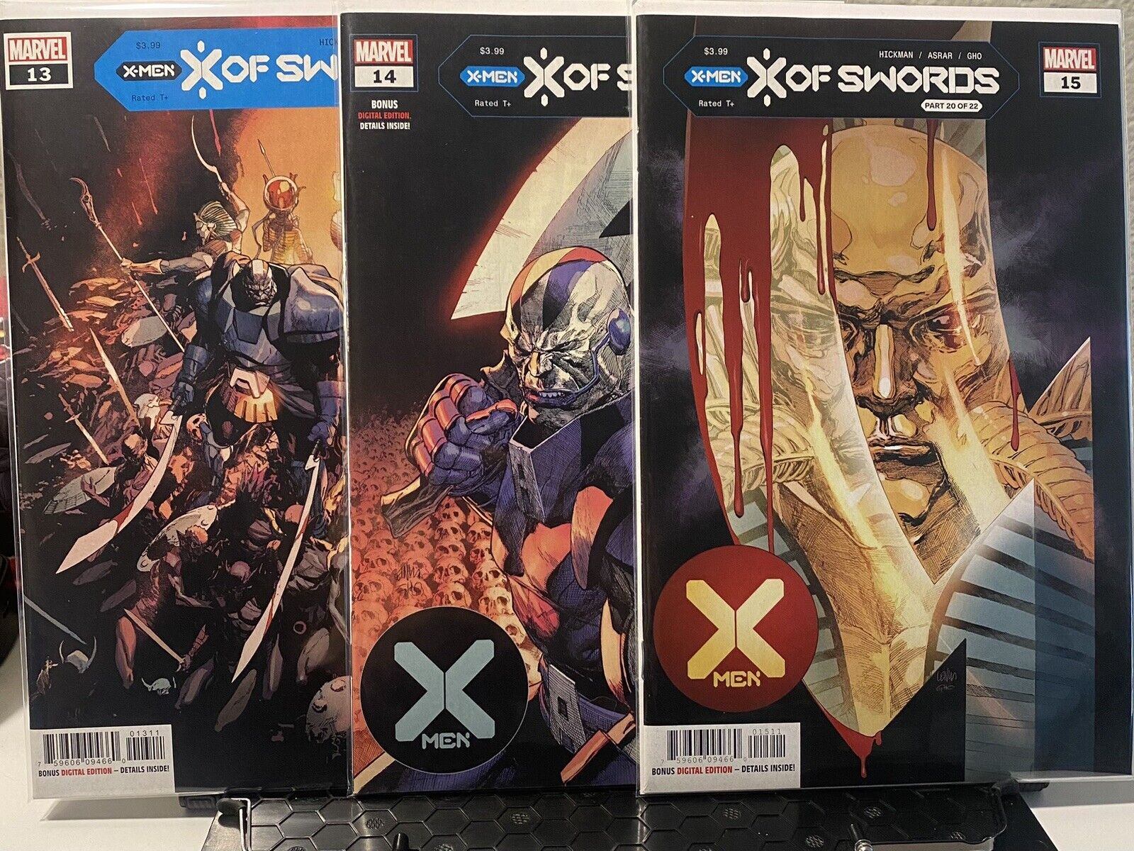 X-MEN x of swords set  2019 13-15