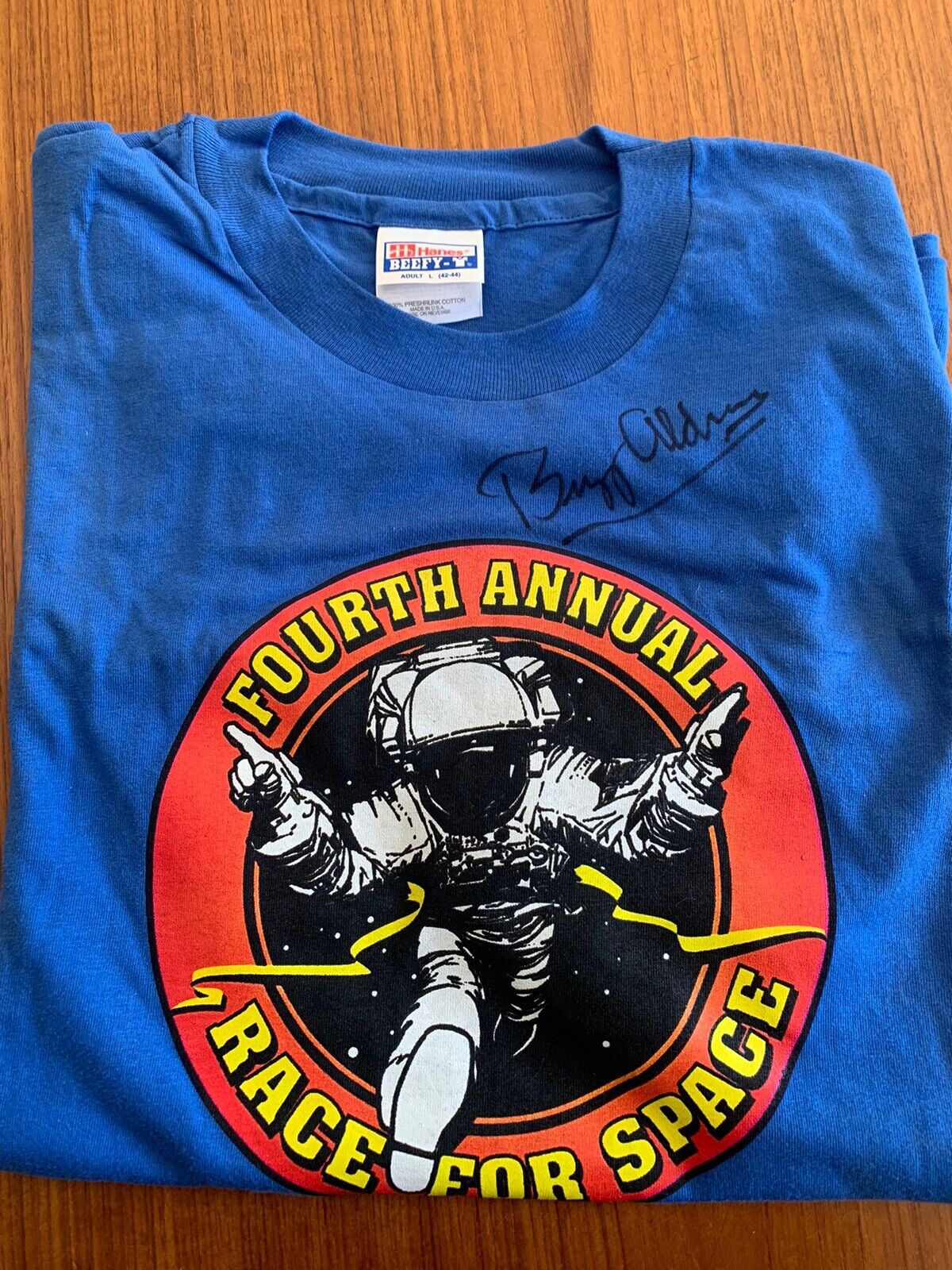 Autograph RARE Buzz Aldrin Signed Shirt Washington DC Space NASA Astronaut