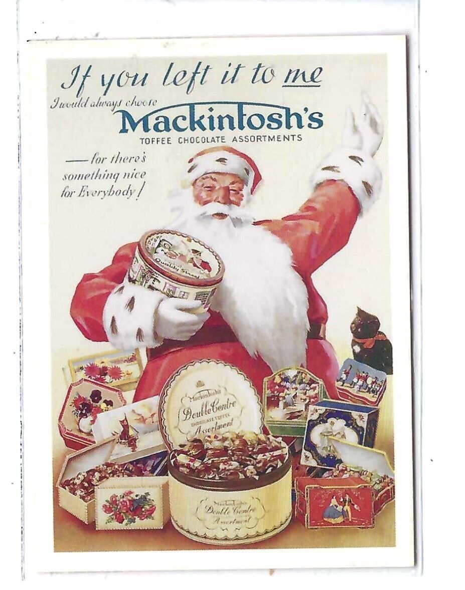 Santa Claus Nostalgic Art Collection Ad Jan. 1938