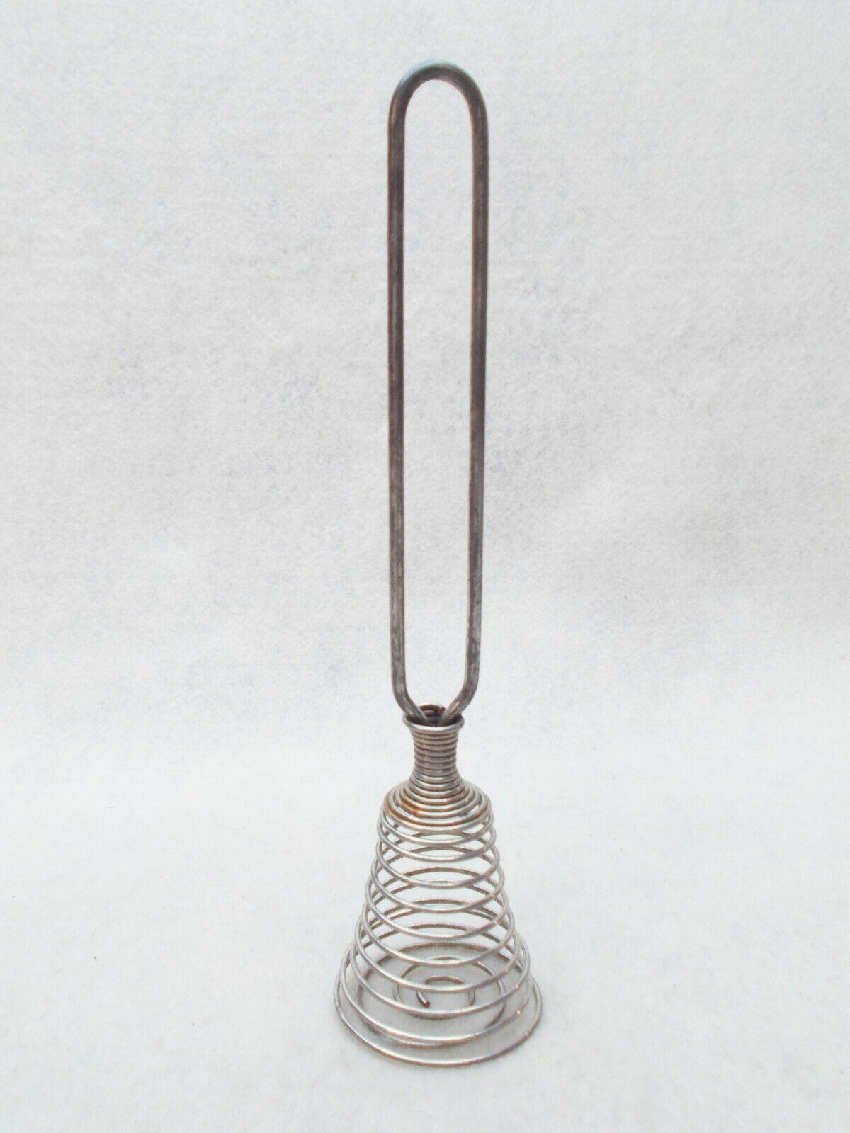 Vintage French Spring Coil Whip Whisk Wire Beater Gravy Mixer