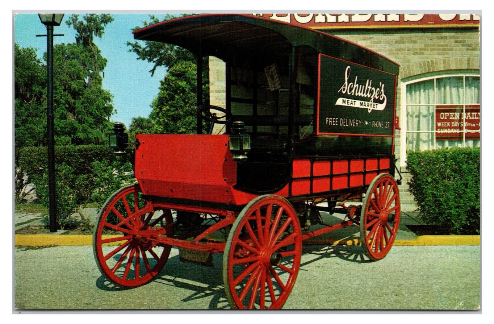 VTG 1960s - 1906 McIntyre Truck- Cars & Music Museum- Sarasota, Florida Postcard