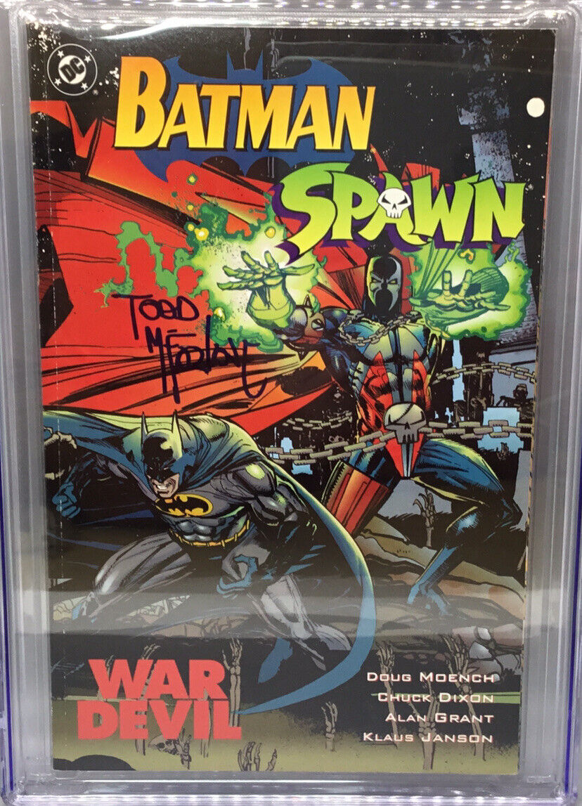 1994 DC Batman/Spawn: War Devil #nn CGC 7.5 White - Signed By Todd McFarlane