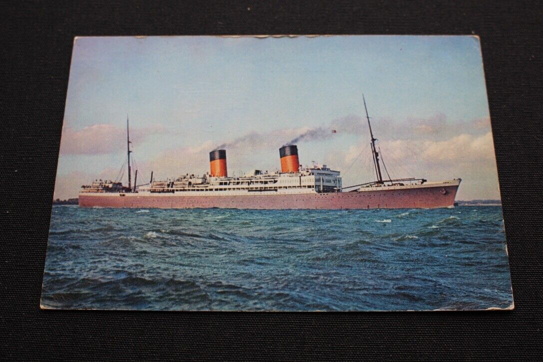 UNION CASTLE LINE EARLY POSTCARD RMS ARUNDEL CASTLE IN THE SOLENT 