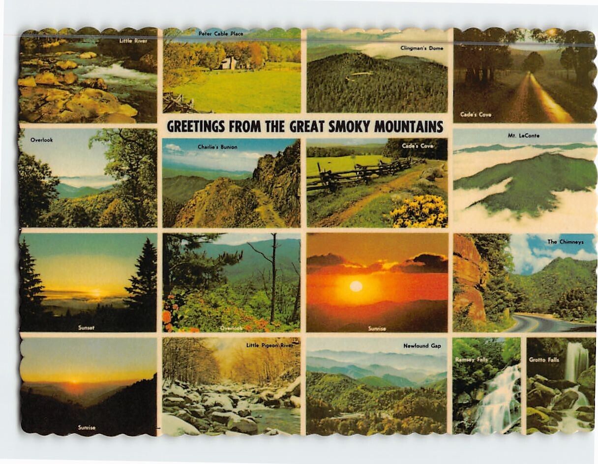 Postcard The Great Smoky Mountains USA