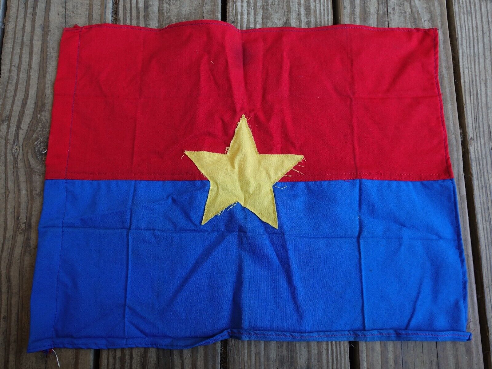Vietnam VC Viet Cong Small Banner Flag 15 X 19