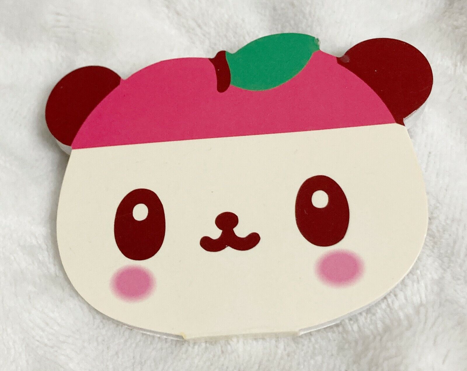 Sanrio, Pandapple Panda Mini Mascot Sticky Memo Pad, 2008, 3.25 x 2.5 Inches