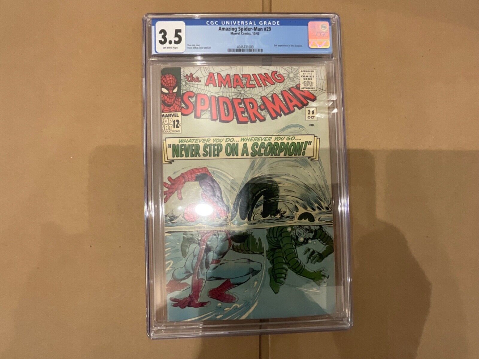 Amazing Spider-Man #29 cgc 3.5 2nd appearance of the scorpion