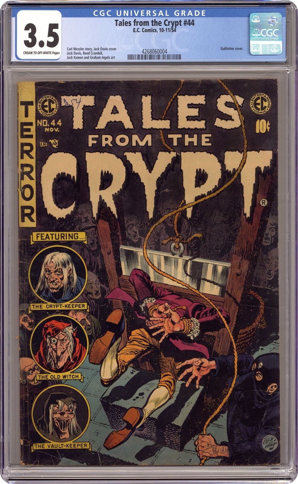 Tales from the Crypt #44 CGC 3.5 1954 4268060004