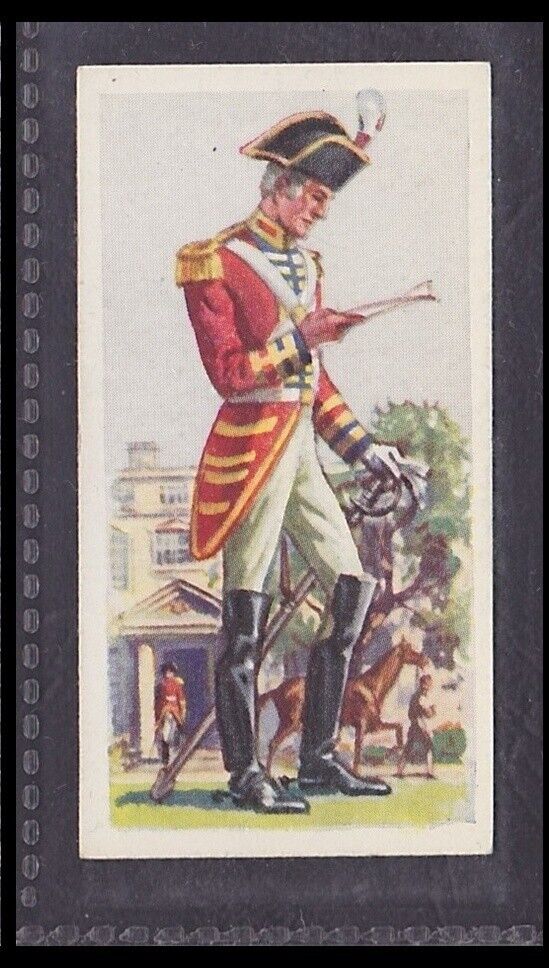 LIFE GUARDS (1788) - 80 + year old English Tobacco Card # 4