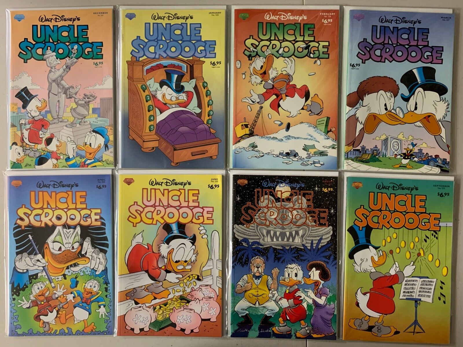 Uncle Scrooge Gemstone Comics lot #324-381 + 2 specials 48 diff (1985-2005)