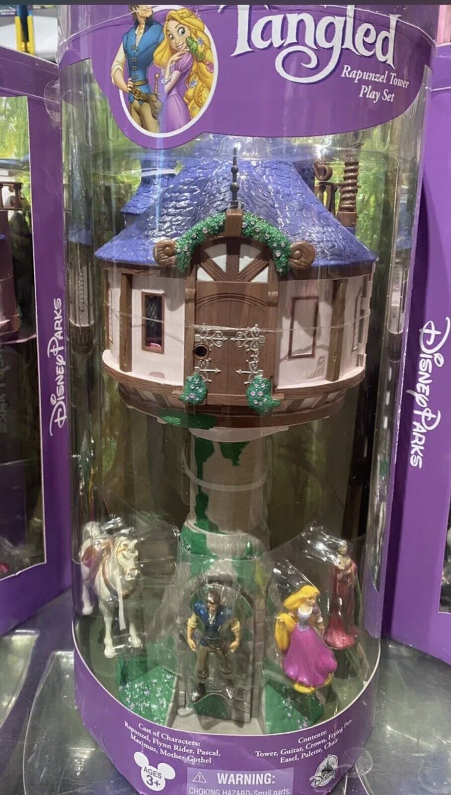 Disney Parks Tangled Rapunzel Tower Playset Flynn Mother Gothel Maximus New