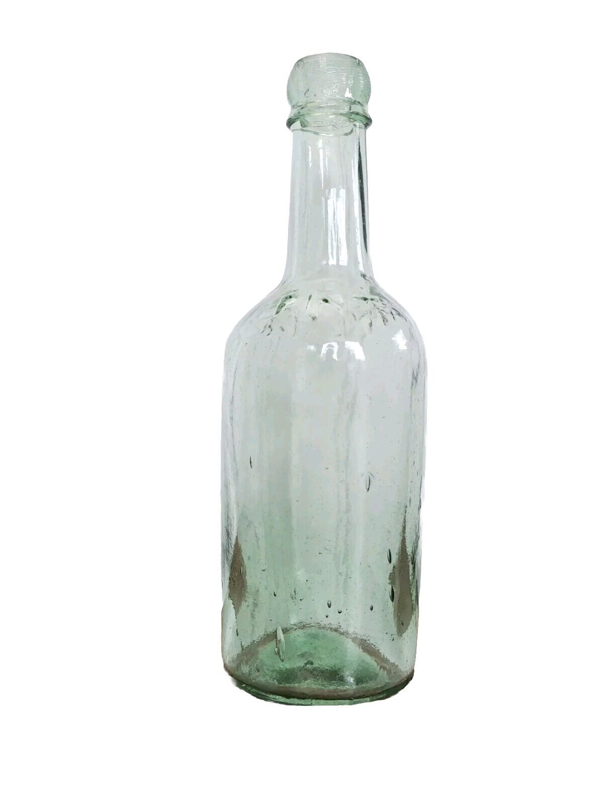 Old Antique Green Glass Imperial Pint Bottle