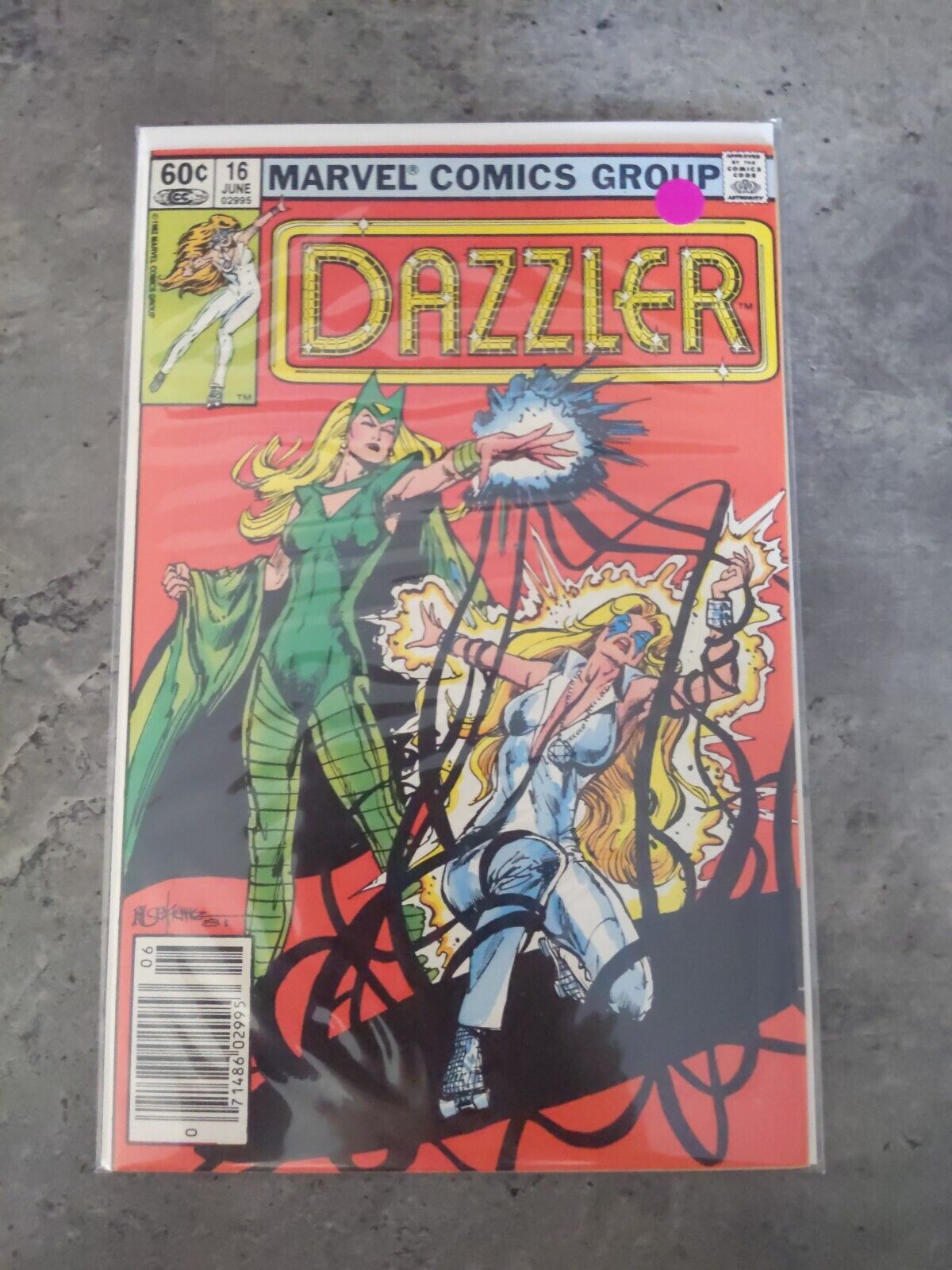 Dazzler #16 VF (June 1982, Marvel)  NEWSSTAND Vintage 
