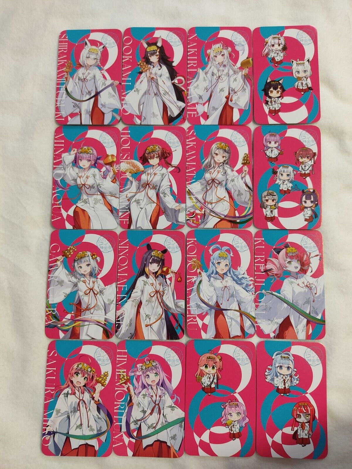 hololive KANDA-MATSURI atre Akihabara novelty card MIKO outfit all 18 types