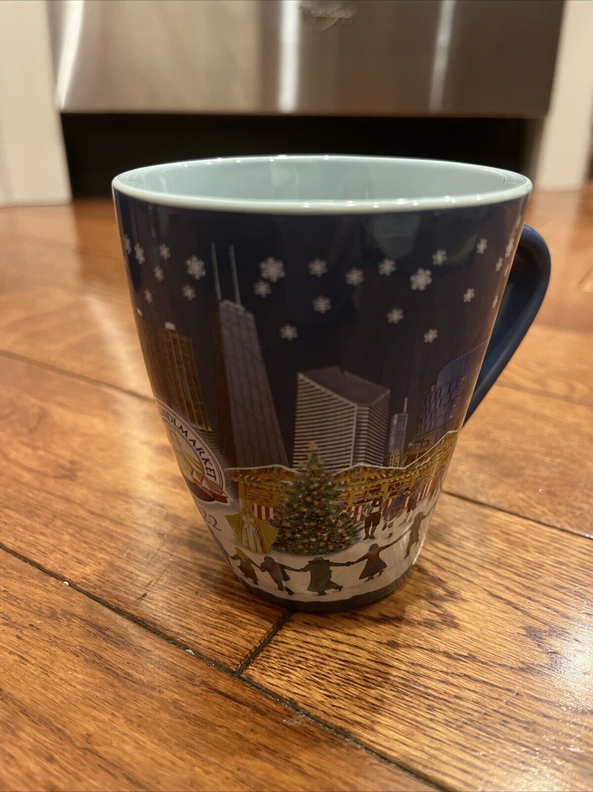 Chicago Christkindlmarket 2022 Blue Mug
