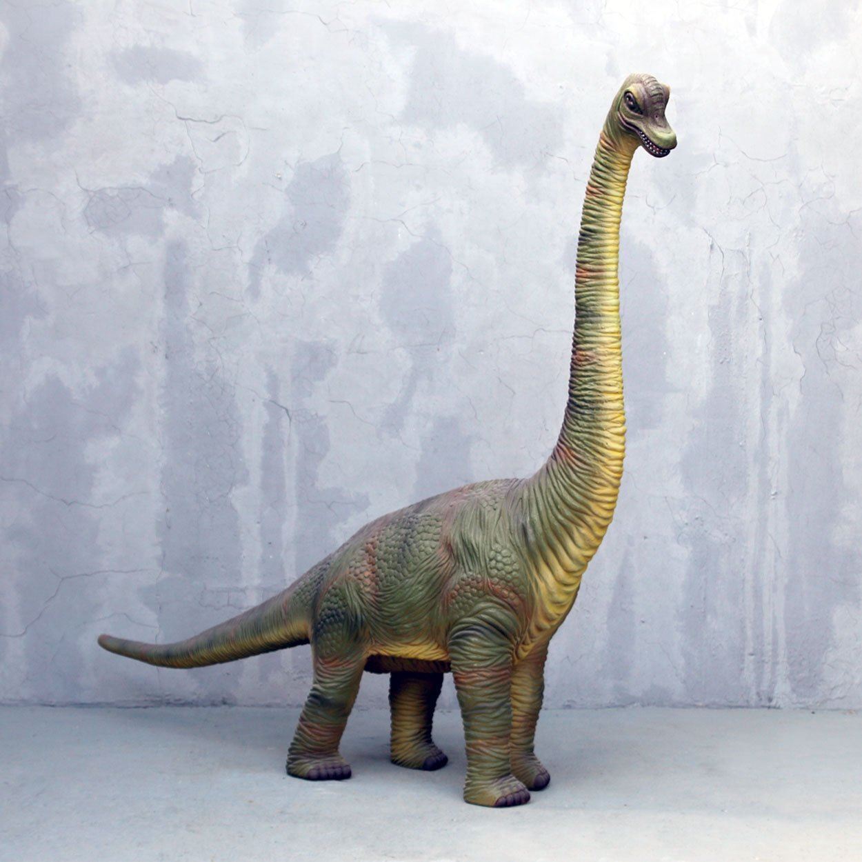 Brachiosaurus Baby Dinosaur Life Size Statue Long Neck Jurassic Theme Prop Decor