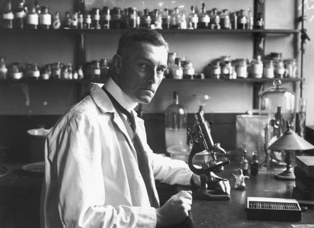 British scientist & pioneering pathologist Sir Bernard Spilsbury, - 1921 Photo